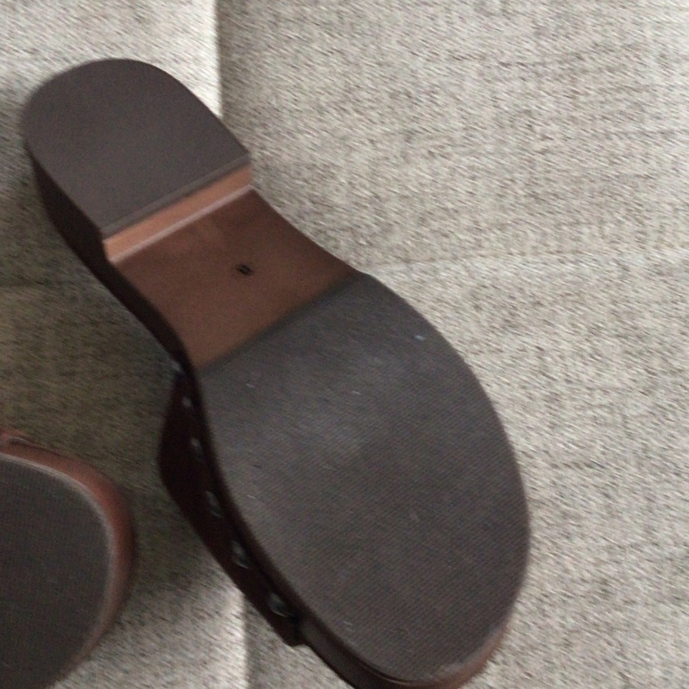 MIA Brown Xonia Vegan Suede Slide Clog Sandals – Size 8 NWOB - Picture 7 of 9